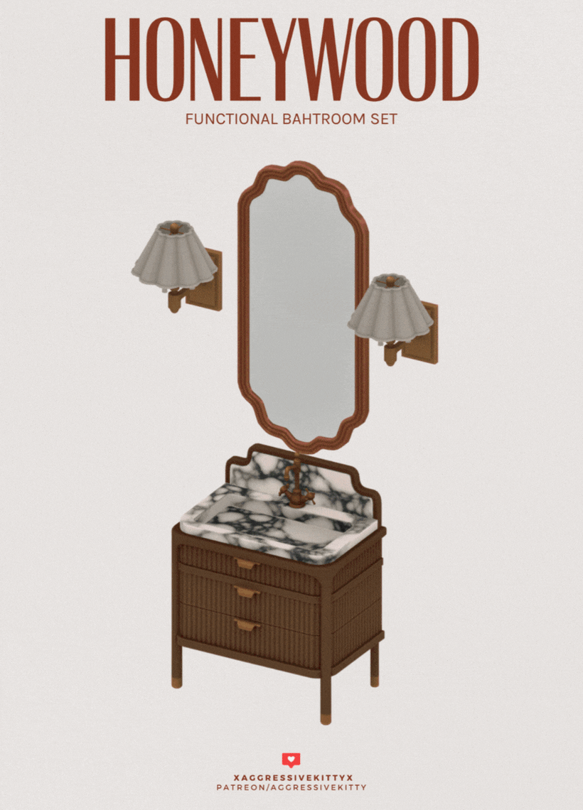 Скриншот мода Набор для ванной Honeywood Bathroom